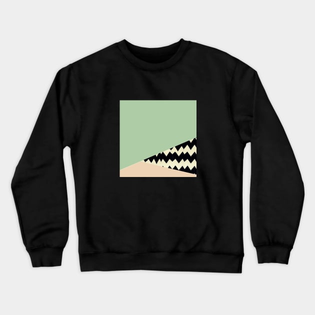 Geometric Pattern Crewneck Sweatshirt by Kikabreu